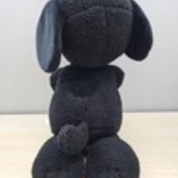 Kaws x Uniqlo x Peanuts Black Snoopy Plush Toy - Picture 2 of 6